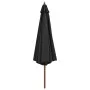 Sombrilla de jardín con palo de madera 350 cm gris antracita de vidaXL, Sombrillas - Ref: Foro24-44529, Precio: 117,72 €, Des...