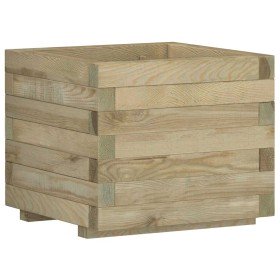 Arriate cuadrado madera 50x50x40 cm en Macetas y jardineras | Comprar online en Foru.es