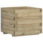 Arriate cuadrado madera 50x50x40 cm en Macetas y jardineras | Comprar online en Foru.es