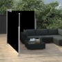 Toldo lateral retráctil negro 140x600 cm de vidaXL, Sombrillas - Ref: Foro24-48454, Precio: 93,29 €, Descuento: %