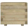 Arriate cuadrado madera 50x50x40 cm en Macetas y jardineras | Comprar online en Foru.es