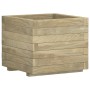 Arriate cuadrado madera 50x50x40 cm en Macetas y jardineras | Comprar online en Foru.es