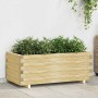 Arriate elevado rectangular madera 100x50x40 cm en Macetas y jardineras | Comprar online en Foru.es