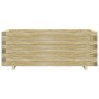 Arriate elevado rectangular madera 100x50x40 cm en Macetas y jardineras | Comprar online en Foru.es