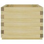 Arriate elevado rectangular madera 100x50x40 cm en Macetas y jardineras | Comprar online en Foru.es