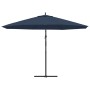 Sombrilla voladiza 3,5 m azul de vidaXL, Sombrillas - Ref: Foro24-42198, Precio: 139,07 €, Descuento: %