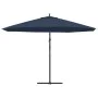 Sombrilla voladiza 3,5 m azul de vidaXL, Sombrillas - Ref: Foro24-42198, Precio: 126,76 €, Descuento: %