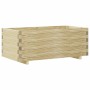 Arriate elevado rectangular madera 100x50x40 cm en Macetas y jardineras | Comprar online en Foru.es