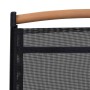 Sillas de jardín plegables 4 uds aluminio y textilene negro en Sillas de jardín | Comprar online en Foru.es
