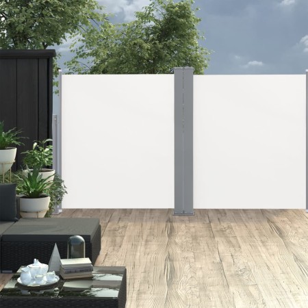 Toldo lateral retráctil color crema 140x600 cm de vidaXL, Sombrillas - Ref: Foro24-48455, Precio: 91,50 €, Descuento: %