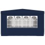 Carpa profesional para fiestas con paredes azul 90 g/m² 4x4 m de vidaXL, Carpas y cenadores - Ref: Foro24-48526, Precio: 117,...
