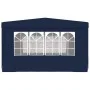 Carpa profesional para fiestas con paredes azul 90 g/m² 4x4 m de vidaXL, Carpas y cenadores - Ref: Foro24-48526, Precio: 110,...