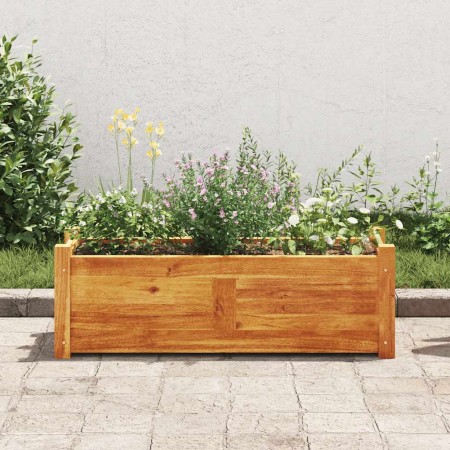 Arriate de madera de acacia 76x27,6x25 cm en Macetas y jardineras | Comprar online en Foru.es