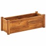 Arriate de madera de acacia 76x27,6x25 cm en Macetas y jardineras | Comprar online en Foru.es