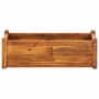 Arriate de madera de acacia 76x27,6x25 cm en Macetas y jardineras | Comprar online en Foru.es