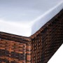 Set muebles de jardín 6 piezas y cojines ratán sintético marrón en Conjuntos de jardín | Comprar online en Foru.es