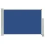 Toldo lateral retráctil de jardín azul 60x300 cm de vidaXL, Sombrillas - Ref: Foro24-48356, Precio: 50,34 €, Descuento: %