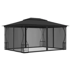 Cenador con redes gris antracita 300x400x265 cm de vidaXL, Carpas y cenadores - Ref: Foro24-48598, Precio: 341,79 €, Descuent...
