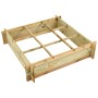Arriate de madera impregnada 90x90x20 cm en Macetas y jardineras | Comprar online en Foru.es