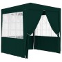 Carpa profesional para fiestas con paredes verde 90 g/m² 2x2 m de vidaXL, Carpas y cenadores - Ref: Foro24-48532, Precio: 69,...