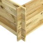 Arriate elevado madera maciza de pino impregnada 150x100x40 cm en Macetas y jardineras | Comprar online en Foru.es
