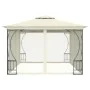Cenador con redes color crema 300x400x265 cm de vidaXL, Carpas y cenadores - Ref: Foro24-48596, Precio: 355,63 €, Descuento: %