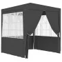 Carpa profesional fiestas con paredes gris 90 g/m² 2,5x2,5 m de vidaXL, Carpas y cenadores - Ref: Foro24-48533, Precio: 80,11...