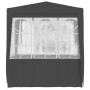 Carpa profesional fiestas con paredes gris 90 g/m² 2,5x2,5 m de vidaXL, Carpas y cenadores - Ref: Foro24-48533, Precio: 76,97...