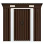 Caseta de almacenamiento jardín acero marrón 194x121x181 cm de vidaXL, Cobertizos - Ref: Foro24-47027, Precio: 190,55 €, Desc...
