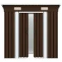Caseta de almacenamiento jardín acero marrón 194x121x181 cm de vidaXL, Cobertizos - Ref: Foro24-47027, Precio: 190,55 €, Desc...