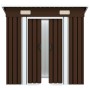 Caseta de almacenamiento jardín acero marrón 194x121x181 cm de vidaXL, Cobertizos - Ref: Foro24-47027, Precio: 203,27 €, Desc...