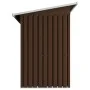 Caseta de almacenamiento jardín acero marrón 194x121x181 cm de vidaXL, Cobertizos - Ref: Foro24-47027, Precio: 190,55 €, Desc...