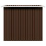 Caseta de almacenamiento jardín acero marrón 194x121x181 cm de vidaXL, Cobertizos - Ref: Foro24-47027, Precio: 203,27 €, Desc...