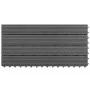 Tiles 6 units WPC gray 1m² 60x30 cm by vidaXL, Floors and carpets - Ref: Foro24-49056, Price: 73,06 €, Discount: %