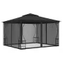 Cenador con redes gris antracita 300x300x265 cm de vidaXL, Carpas y cenadores - Ref: Foro24-48597, Precio: 284,11 €, Descuent...