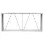 Casetilla para leña acero galvanizado marrón 330x84x152 cm de vidaXL, Accesorios para bolsas y soportes de leña - Ref: Foro24...