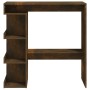 Mesa alta con estante roble ahumado 100x50x101,5 cm de vidaXL, Mesas de cocina y de comedor - Ref: Foro24-812960, Precio: 82,...