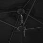 Sombrilla de jardín con palo de aluminio negro 460x270 cm de vidaXL, Sombrillas - Ref: Foro24-47302, Precio: 157,69 €, Descue...