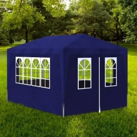 Carpa para fiestas azul 3x4 m de vidaXL, Carpas y cenadores - Ref: Foro24-90335, Precio: 88,22 €, Descuento: %