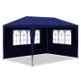 Carpa para fiestas azul 3x4 m de vidaXL, Carpas y cenadores - Ref: Foro24-90335, Precio: 99,28 €, Descuento: %