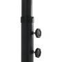 Sombrilla de jardín con palo de aluminio negro 460x270 cm de vidaXL, Sombrillas - Ref: Foro24-47302, Precio: 164,37 €, Descue...