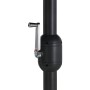 Sombrilla de jardín con palo de aluminio negro 460x270 cm de vidaXL, Sombrillas - Ref: Foro24-47302, Precio: 157,69 €, Descue...