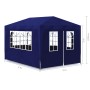 Carpa para fiestas azul 3x4 m de vidaXL, Carpas y cenadores - Ref: Foro24-90335, Precio: 99,28 €, Descuento: %