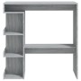 Mesa bar estante almacenaje gris Sonoma 100x50x101,5 cm de vidaXL, Mesas de cocina y de comedor - Ref: Foro24-812961, Precio:...