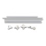 Carpa para fiestas blanco 3x4 m de vidaXL, Carpas y cenadores - Ref: Foro24-90334, Precio: 101,35 €, Descuento: %
