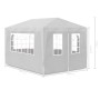 Carpa para fiestas blanco 3x4 m de vidaXL, Carpas y cenadores - Ref: Foro24-90334, Precio: 101,35 €, Descuento: %