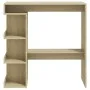 Oak plywood storage shelf bar table 100x50x101.5 cm by vidaXL, Kitchen and dining tables - Ref: Foro24-809452, Price: 81,47 €...