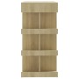 Mesa bar estante almacenaje contrachapada roble 100x50x101,5 cm de vidaXL, Mesas de cocina y de comedor - Ref: Foro24-809452,...