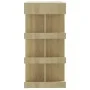 Mesa bar estante almacenaje contrachapada roble 100x50x101,5 cm de vidaXL, Mesas de cocina y de comedor - Ref: Foro24-809452,...