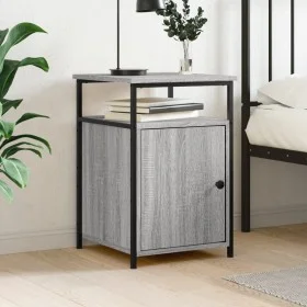 Sonoma gray plywood bedside table 40x42x60 cm by vidaXL, Nightstands - Ref: Foro24-826039, Price: 44,77 €, Discount: %